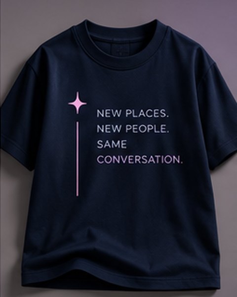 Swaeve tee: Navy · New places