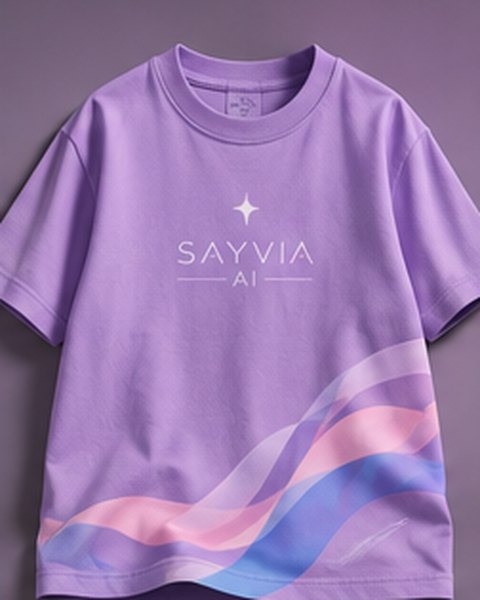 Swaeve tee: Lavender · waves